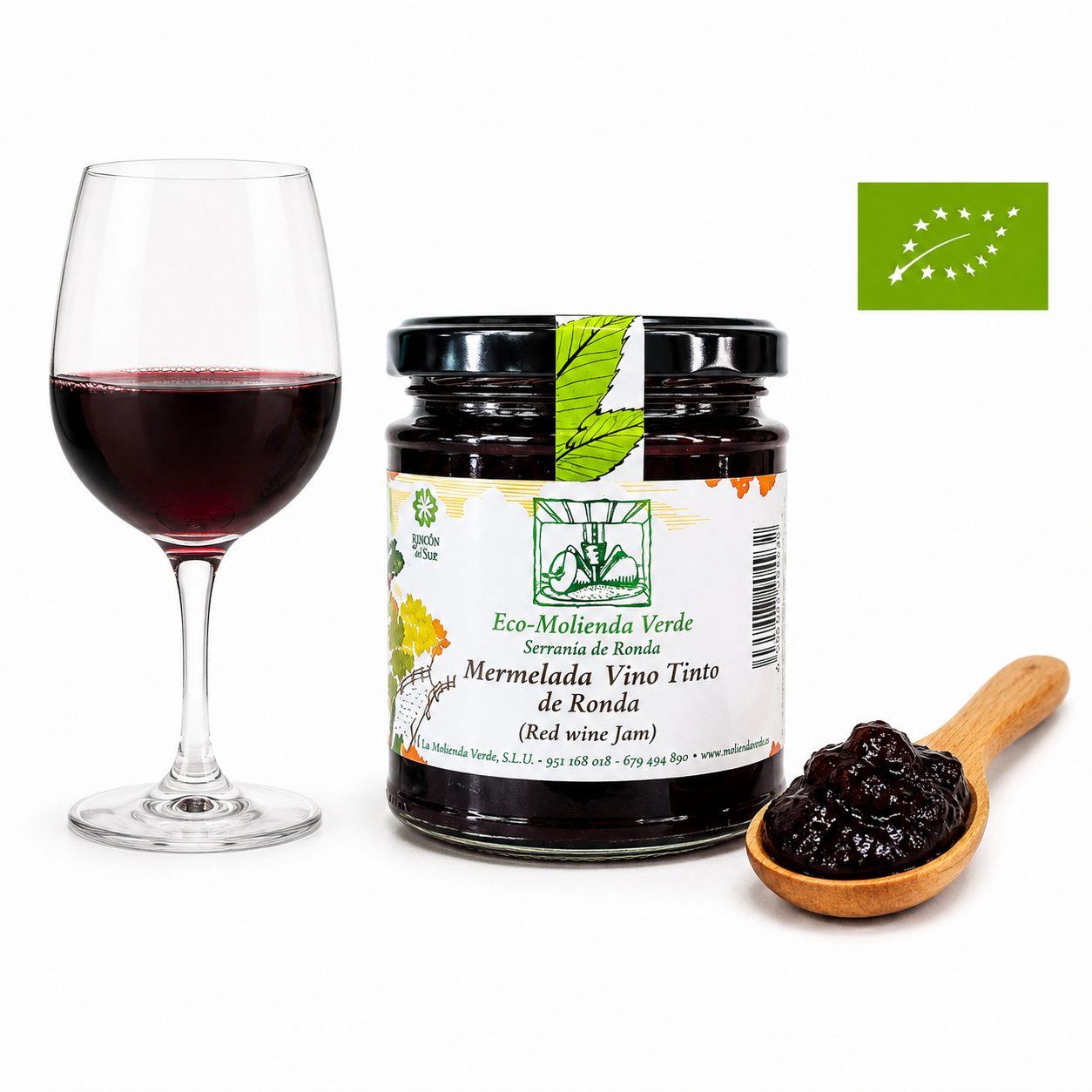 Mermelada de Vino tinto de Ronda Ecológica